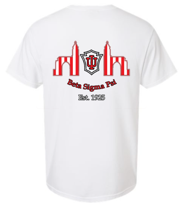 Beta Sig x IU Sample Gates - Comfort Colors Tee - POD