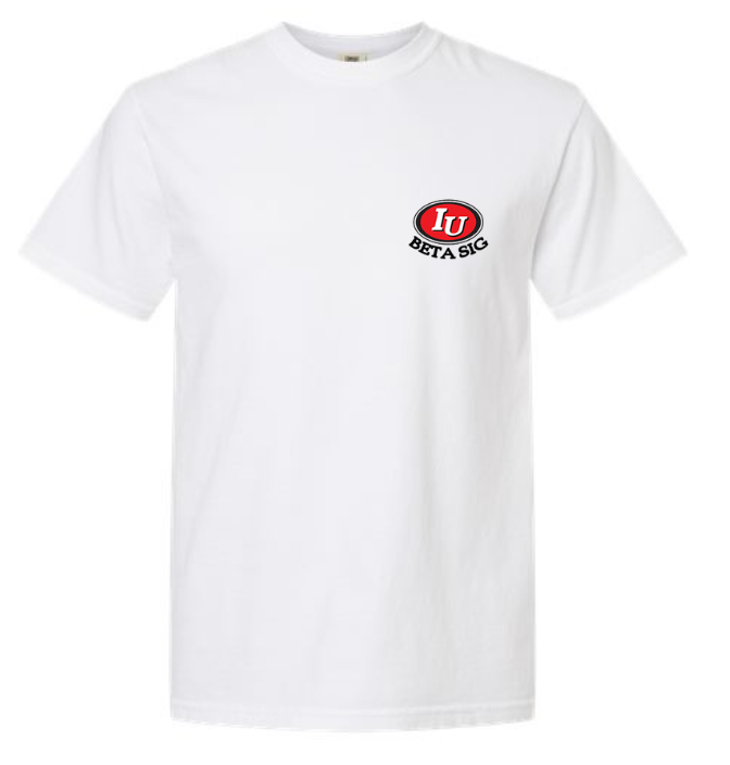 Beta Sig x IU Sample Gates - Comfort Colors Tee - POD