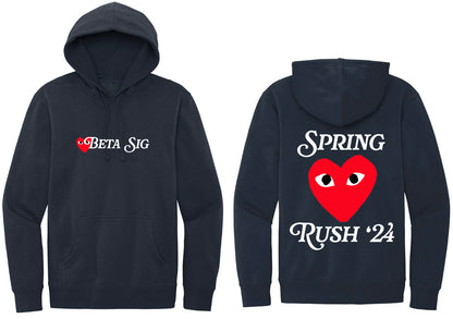 Beta Sig 2024 Spring Rush Hoodie