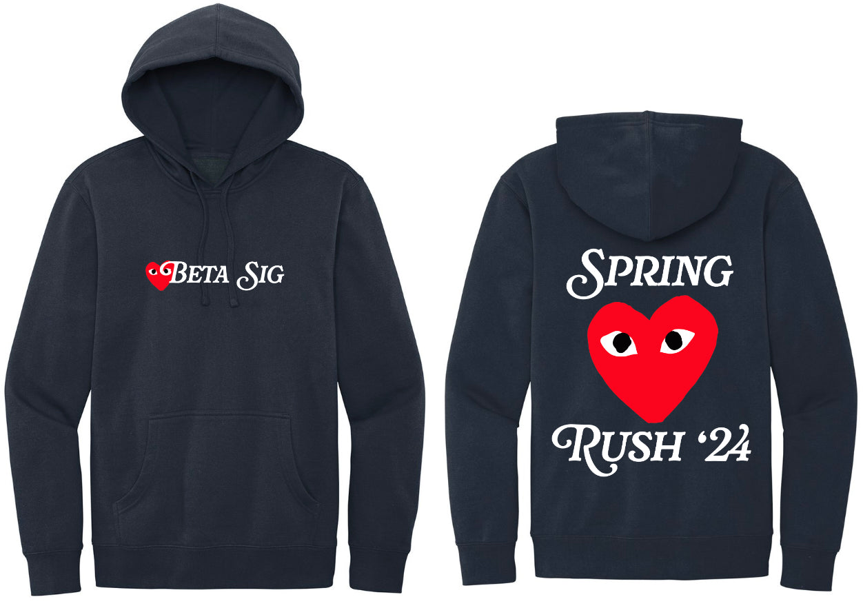 Beta Sig 2024 Spring Rush Hoodie - POD