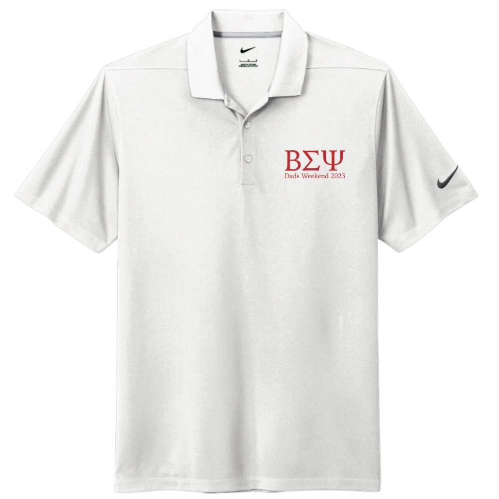 Beta Sig Dad's Weekend Embroidered Polo 2023