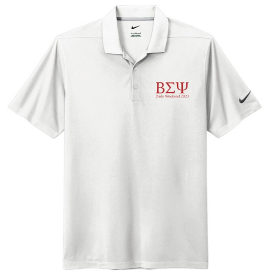 Beta Sig Dad's Weekend Embroidered Polo 2023