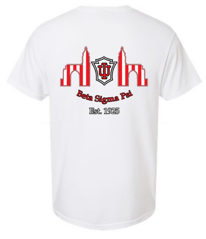 Beta Sig x IU Sample Gates - Comfort Colors Tee